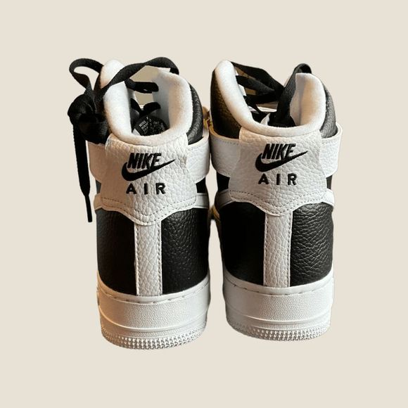 Nike Air Force 1 '07 Hi Black/White Size 10 - Picture 3 of 5